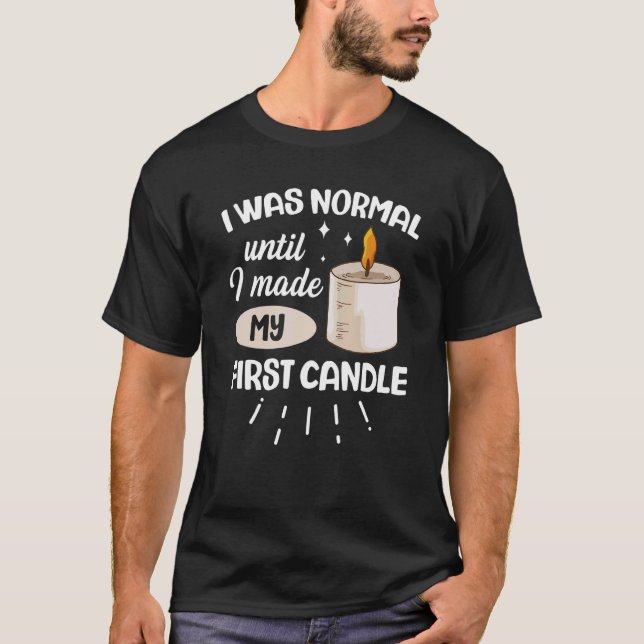 Camiseta Candlemaking para um Criador de Velas 3 (Frente)