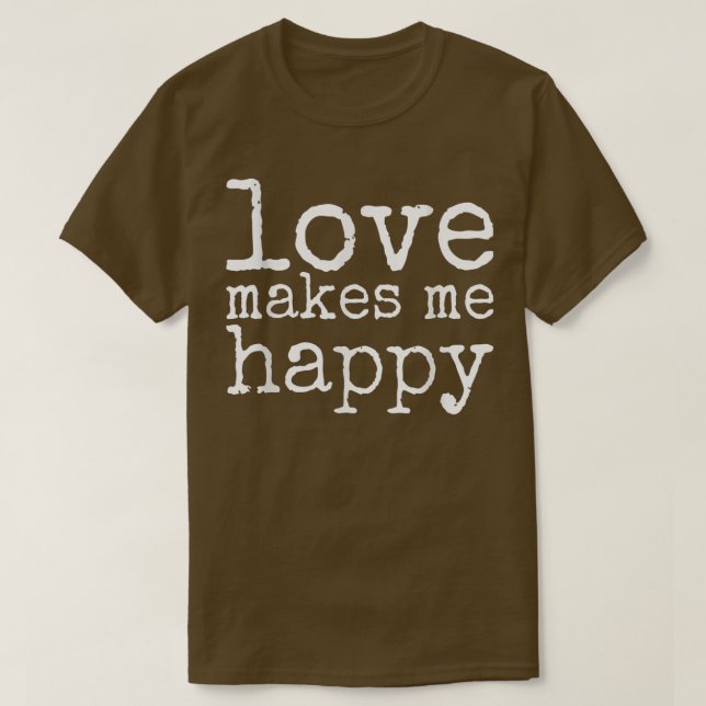 Camiseta Candy Apple Red (Love Makes Me Happy)  (Frente do Design)