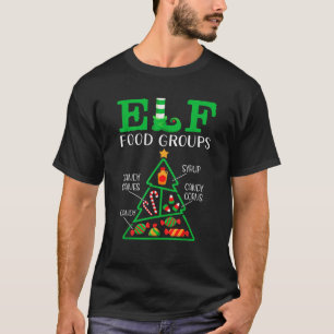Camiseta Candy Candy Canes Candy Corns Xarope ELF Comida Gr