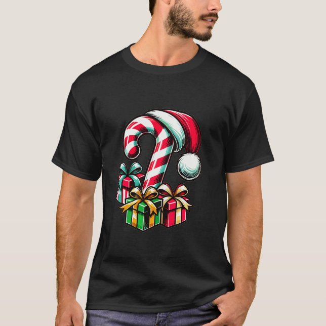 Camiseta Candy Cane Christmas Sweets Xmas  (Frente)