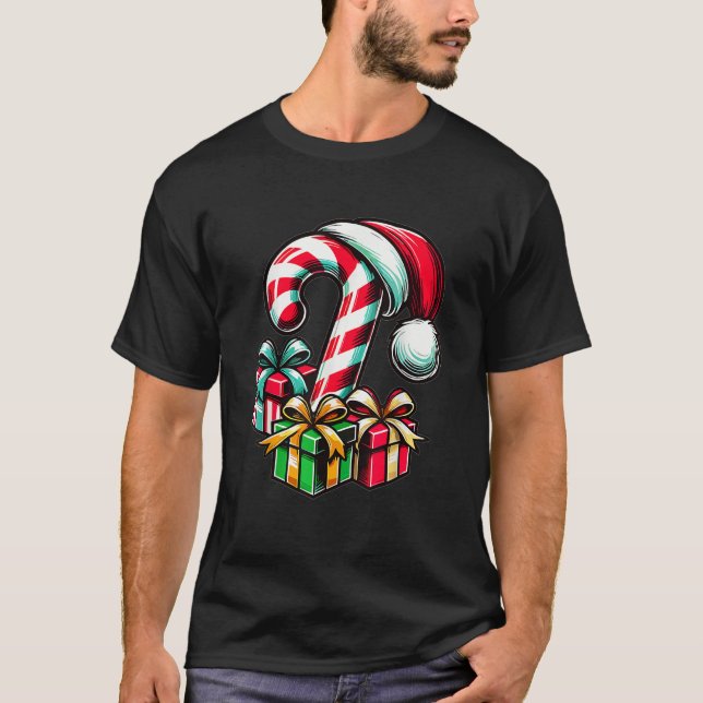 Camiseta Candy Cane Christmas Sweets Xmas  (Frente)