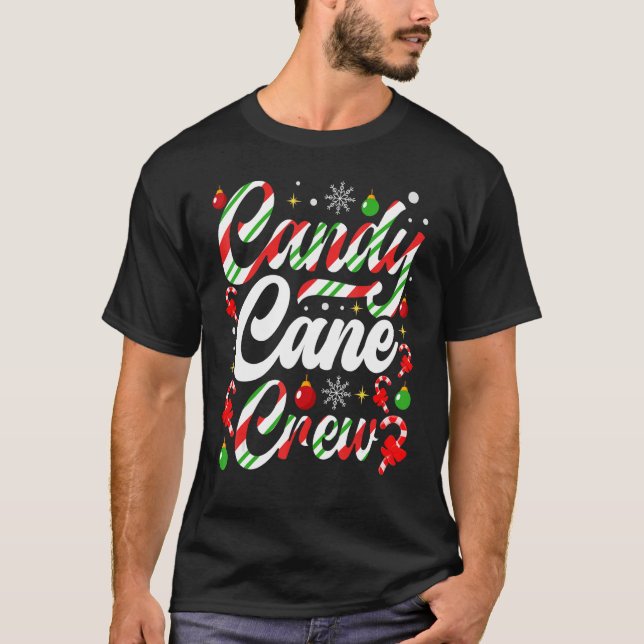 Camiseta Candy Cane Crew Candy (Frente)