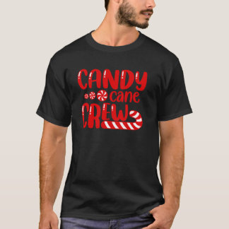 Camiseta Candy Cane Crew Candy Xmas Pajamas Correspondendo