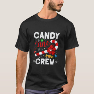 Camiseta Candy Cane Crew Costume Stick Peppermint Flavor Ch