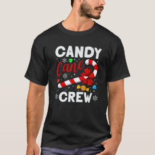 Camiseta Candy Cane Crew Costume Stick Peppermint Flavor Ch