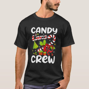 Camiseta Candy Cane Crew Natal Kids Garotos Gi