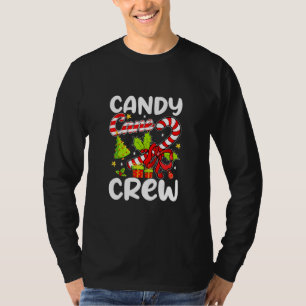 Camiseta Candy Cane Crew Natal Kids Meninas X
