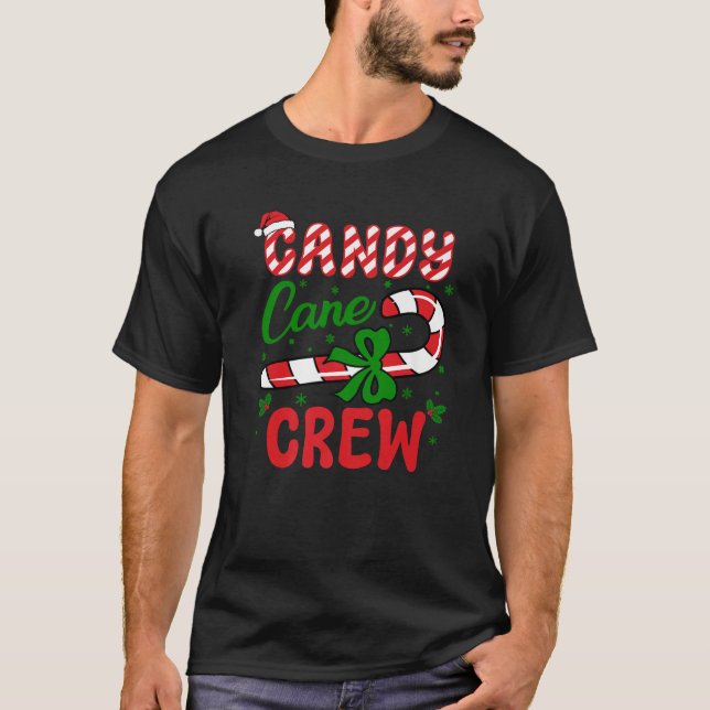 Camiseta Candy Cane Crew Tester Lovers Taster Group Funny C (Frente)