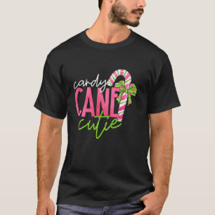 Camiseta Candy Cane Cutie Coquette Arco Feliz Natal Natal