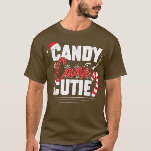 Camiseta Candy Cane Cutie Doces Engraçados De Natal Sweet