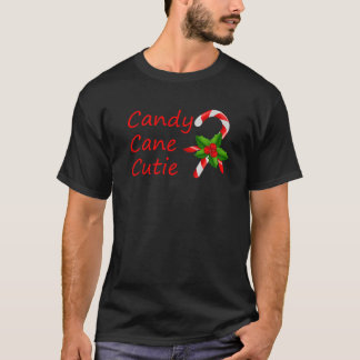Camiseta Candy Cane Cutie Engraçada Coisa De Natal