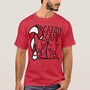 Camiseta Candy Cane Cutie Engraçado Xmas Meninos Meninos Me