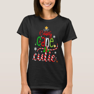 Camiseta Candy Cane Cutie natal Boys Raparigas Kids Xmas P