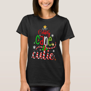 Camiseta Candy Cane Cutie natal Boys Raparigas Kids Xmas P