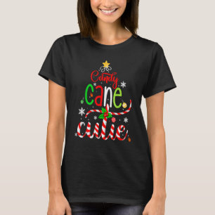 Camiseta Candy Cane Cutie natal Boys Raparigas Kids Xmas Pa