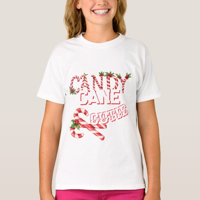 Camiseta CANDY CANE CUTIE T-Shirt  (Frente)