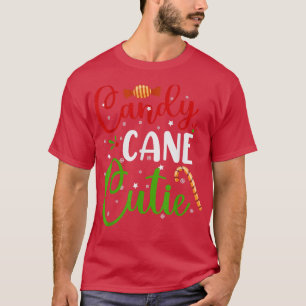 Camiseta Candy Cane CutieNatal Engraçado Bonitos presentes