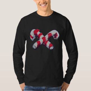 Camiseta Candy Cane de Natal