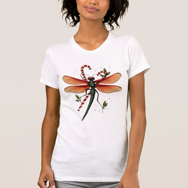 Camiseta Candy Cane Dragonfly (Frente)