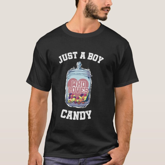 Camiseta Candy Cane Halloween Long Sleeve (Frente)