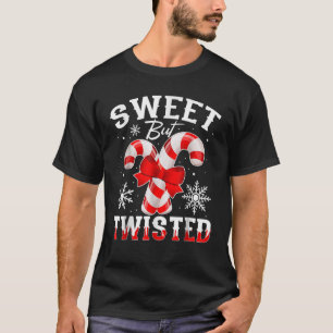 Camiseta Candy Cane Sweet, Mas Feliz Natal