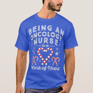 Camiseta Candy Cane Work Heart Men NP Oncology Nury