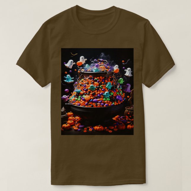 Camiseta Candy Cauldron (Frente do Design)