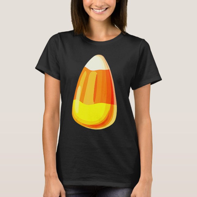 Camiseta Candy Corn Costume Last Minute Lazy Party 1 (Frente)
