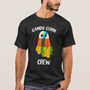 Camiseta Candy Corn Crew Engraçado fantasma engraçado Esqua