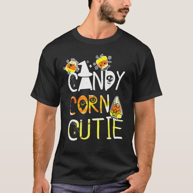Camiseta Candy Corn Cutie Halloween Costume 2022 National D (Frente)