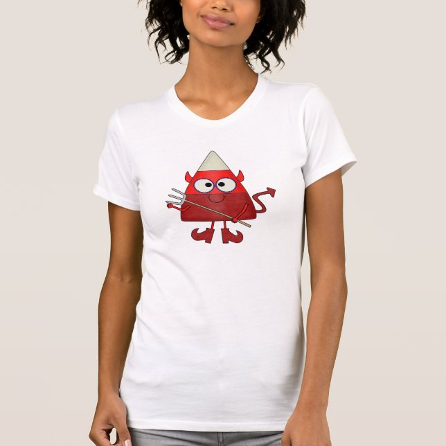 Camiseta Candy Corn Devil Halloween (Frente)