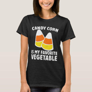 Camiseta Candy Corn É O Meu Salão Retro De Teto Vegetal Fav