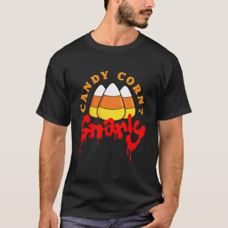 Camiseta Candy Corn Gnarly Retro Divertido Halloween Assust