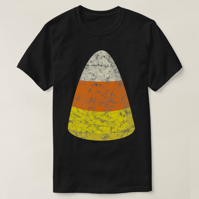 Camiseta Candy Corn Halloween (Frente do Design)