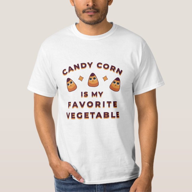 Camiseta Candy Corn Halloween (Frente)