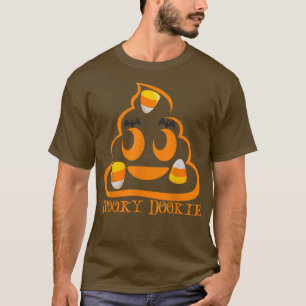 Camiseta Candy Corn Halloween Poop - Dia de as Bruxas engra