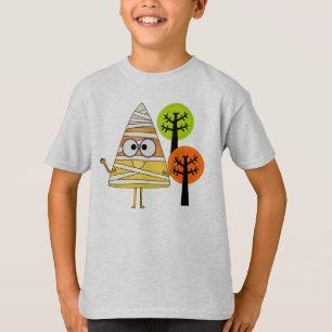 Camiseta Candy Corn Mummy Halloween