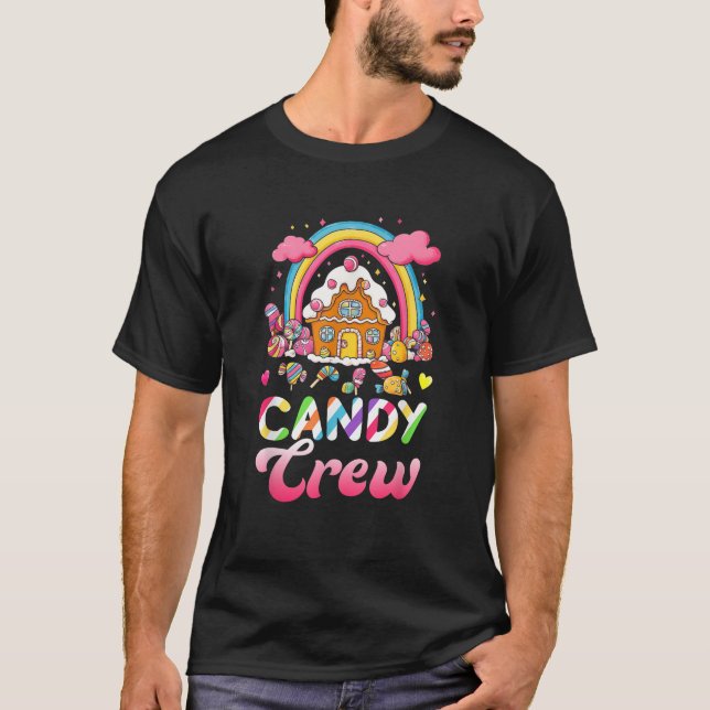 Camiseta Candy Costume Candy Crew Decorations Sweetie Candy (Frente)