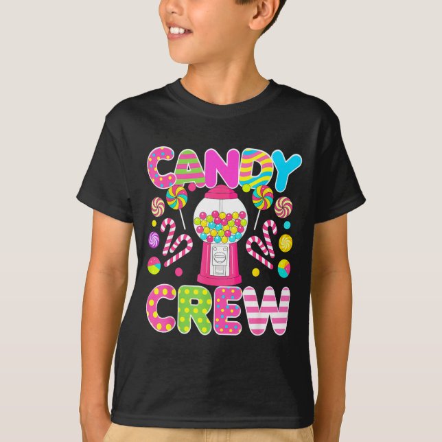 Camiseta Candy Crew Candy Costume Women Candy Land Kids Swe (Frente)