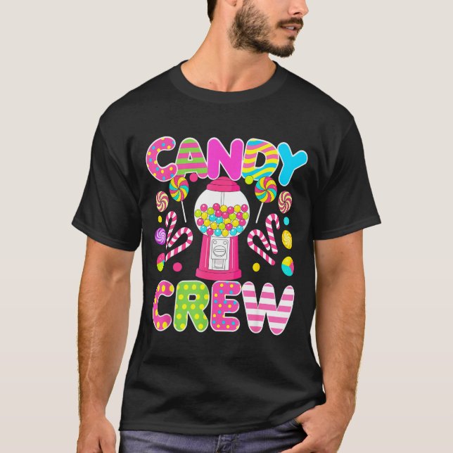 Camiseta Candy Crew Candy Costume Women Candy Land Kids Swe (Frente)