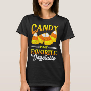 Camiseta Candy É Minha Testemunha De Halloween De Milho Veg