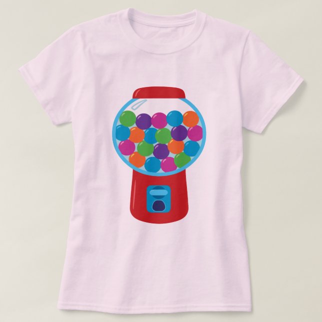 Camiseta Candy Gumball Machine (Frente do Design)