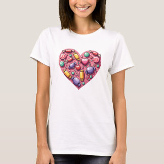 Camiseta Candy Heart