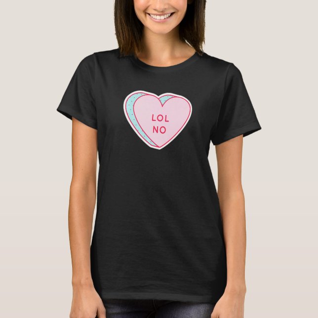Camiseta Candy Heart LOL No Premium (Frente)