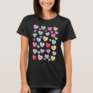 Camiseta Candy Heart Love Valentine's Day Boys Girls Kids
