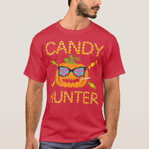 Camiseta Candy Hunter Halloween Engraçado 70