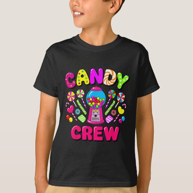 Camiseta Candy Land Candy Crew Docinho Candy Sq (Frente)