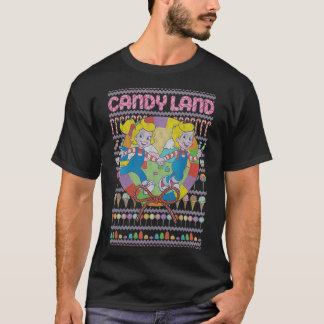 Camiseta Candy Land Christmas Ugly Sweater