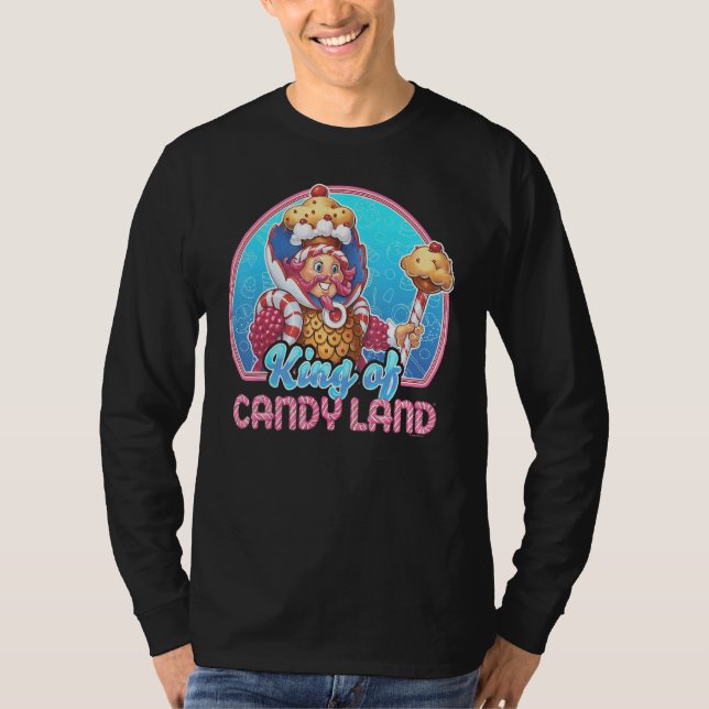 Camiseta Candy Land King Of Candy Land Retrato (Frente)