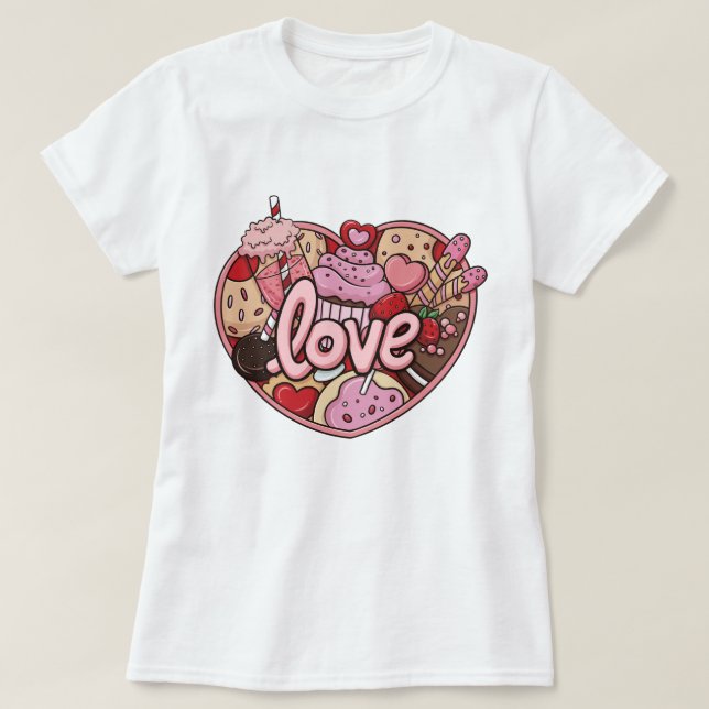 Camiseta Candy Love (Frente do Design)